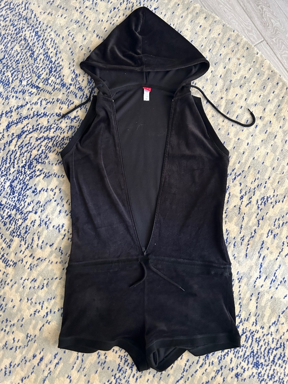 Velvet Zip Up Romper